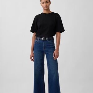 Gap High Rise Stride Wide-Leg Jeans
